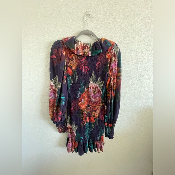 FARM Rio flower scarves smocked dress - Picture 10 of 10